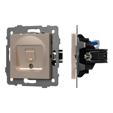 Изображение Механизм компьютерной розетки SCT-MPC1-PL-GD-V (RJ-45, CAT6) (Arlight, -)